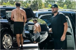 Travis Kelce Goes Shirtless After Sweaty Workout, Puts Hairy Back and NFL Physique on Full DisplayMay 21, 2025